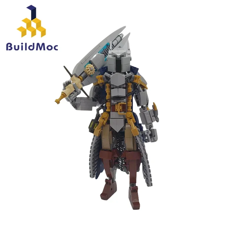 

MOC Game Wastelands Mecha Sniper Robot Warrior Building Blocks Set For The Guardianed Knights Soldier Brick Toy Kids Gift
