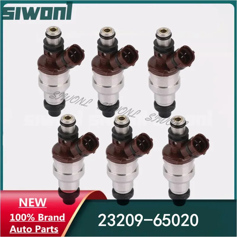 

6pcs Fuel Injectors For Toyota 4Runner Pickup 1989-1995 3VZE 3.0L V6 23209-65020 23250-65020 195500-5400