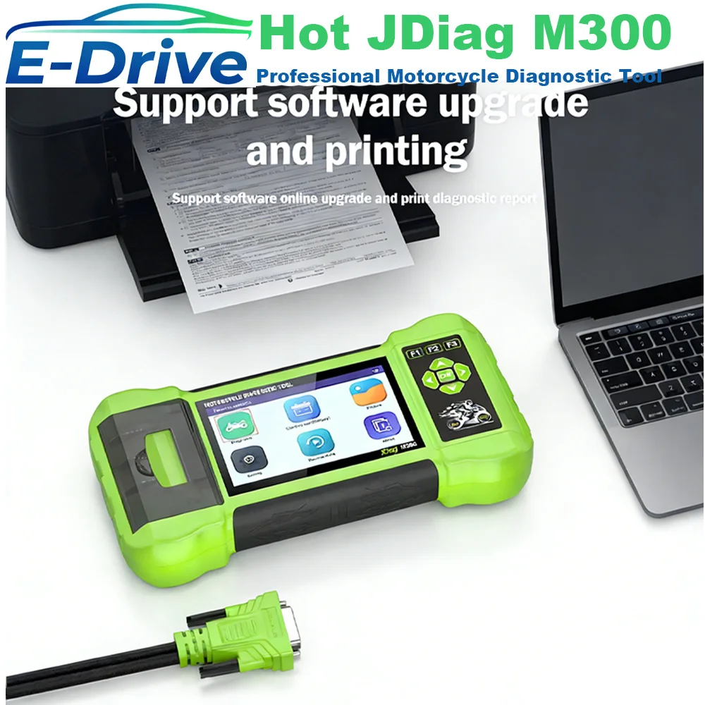 

JDiag M300 TopDiag M300 Профессиональный мотоциклетный диагностический сканер OBD2 Тестер батареи Диагностика всех систем Считыватель кодов неисправностей