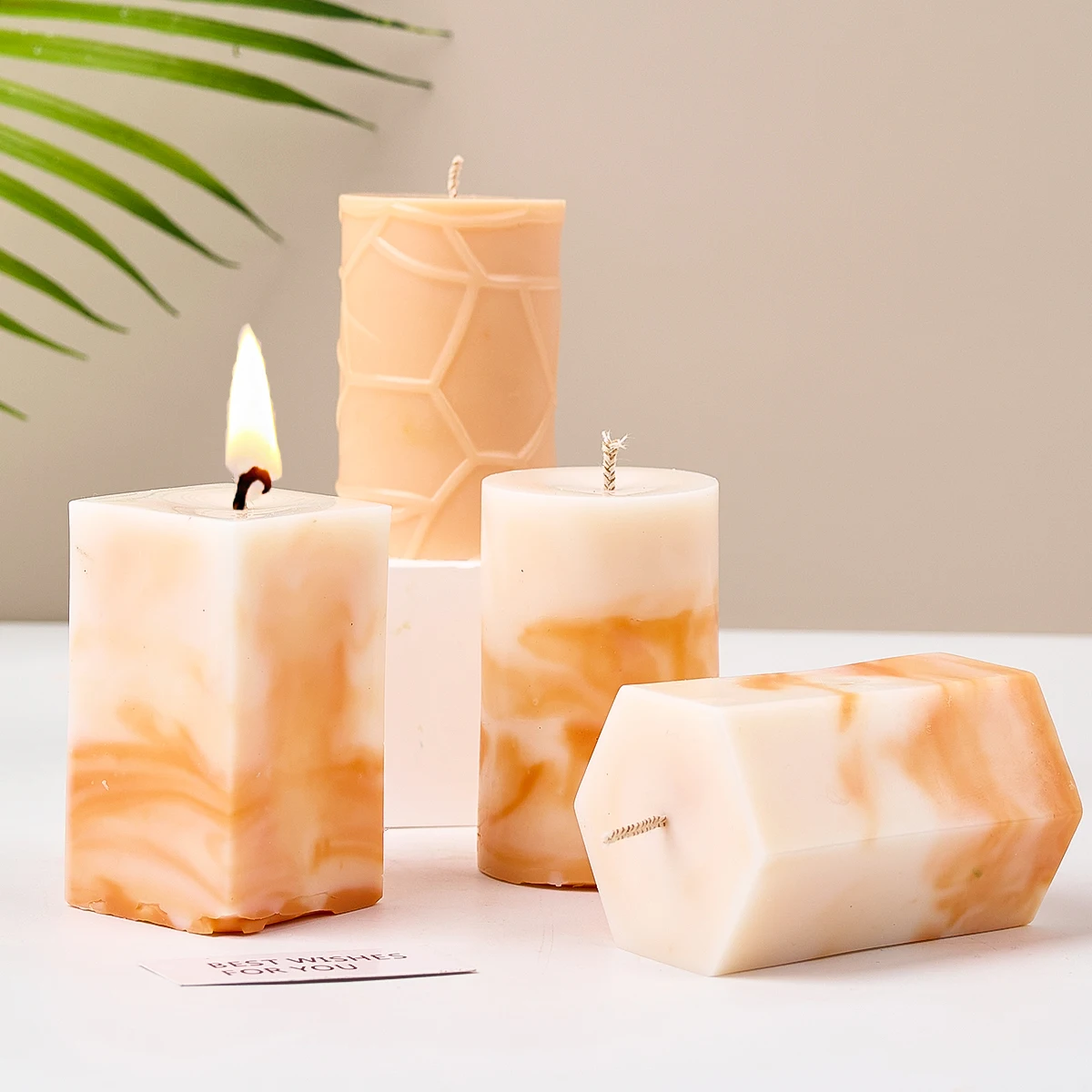 Cylinder Silicone Candle Mold DIY Handmade Geometric Scented Candles Soap Molds Plaster Resin Craft Casting Mould Home Table Dec