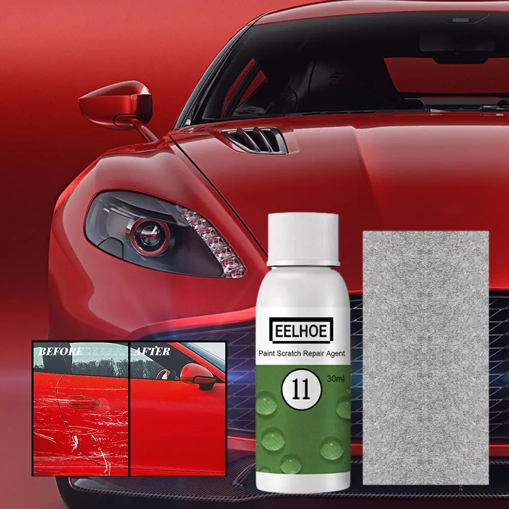 

30ml*1+cloth*1 Paint Scratch Repair Agent Anti-corrosion Fast Convenient And Protection Affordable Car Tools Accessories G2Z0