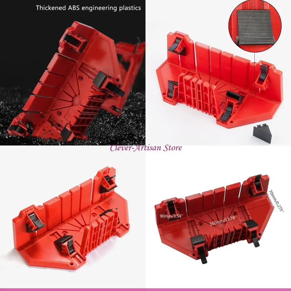 Peças ferramentas e06b, caixa serra esquadria 14 polegadas, multifuncional, 0/22,5/45/90 graus, guia serra para