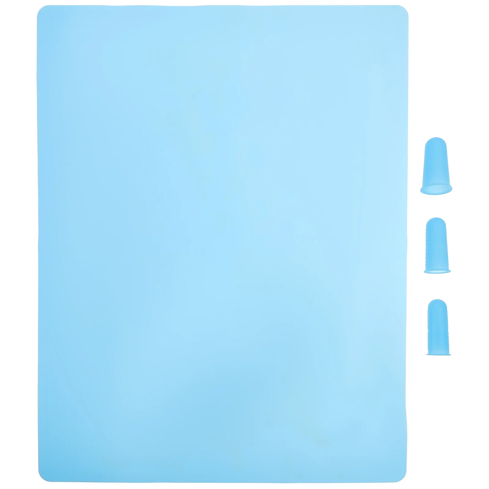 1Set Exquisite Workmanship Silicone Finger Protectors Comfortable Long Time Wear Cots Finger Sleeves Thumb Protectors