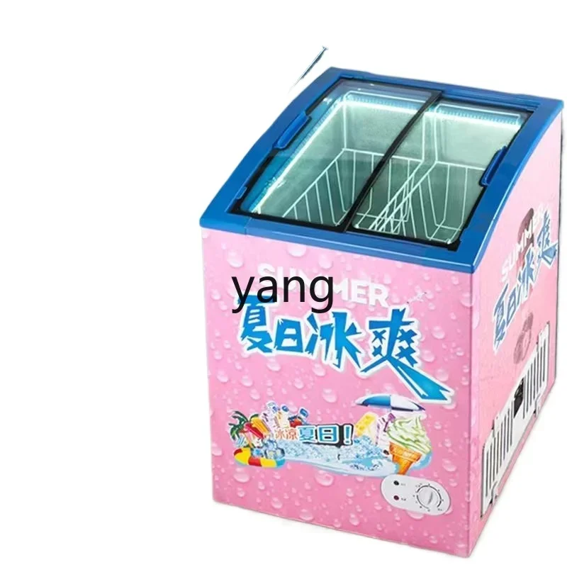 Yjq Small Refrigerator Special Frozen Display Refrigerator Transparent Door Customized Commercial Small Display Cabinet