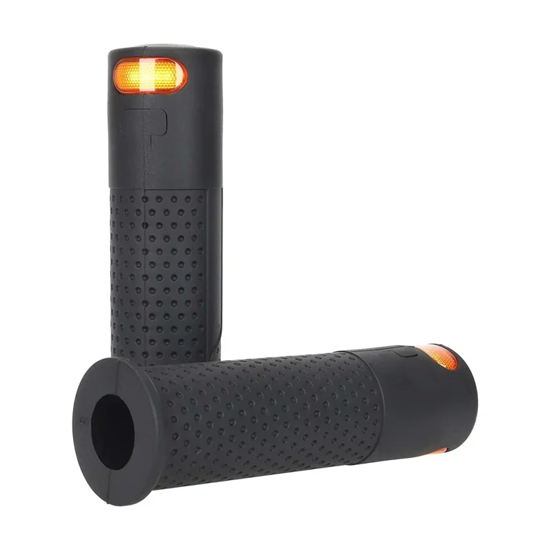 

HOES-Scooter Hand Bar Grips With Turn Signal Light Handlebar For Xiaomi / Ninebot E-Scooters Handle With Slot Grip