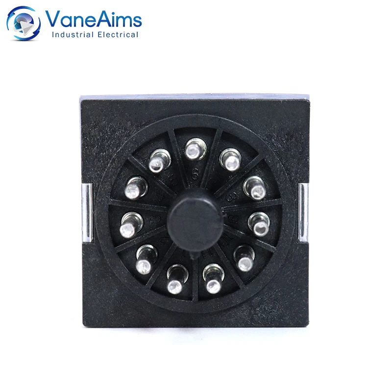 VaneAims Mini Intermediate Relay 220V 24V 110V 380V 6V MK3P-I 11 Pins Copper Coil Silver Contact Small Electromagnetic Relay 10A