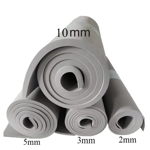 Bilashmart 1pcs Thickness 1-10mm Eva Foam Sheets Sound-Absorbing Noise Spone Foam Craft EVA Foam Cosplay Handmade Model Making Material