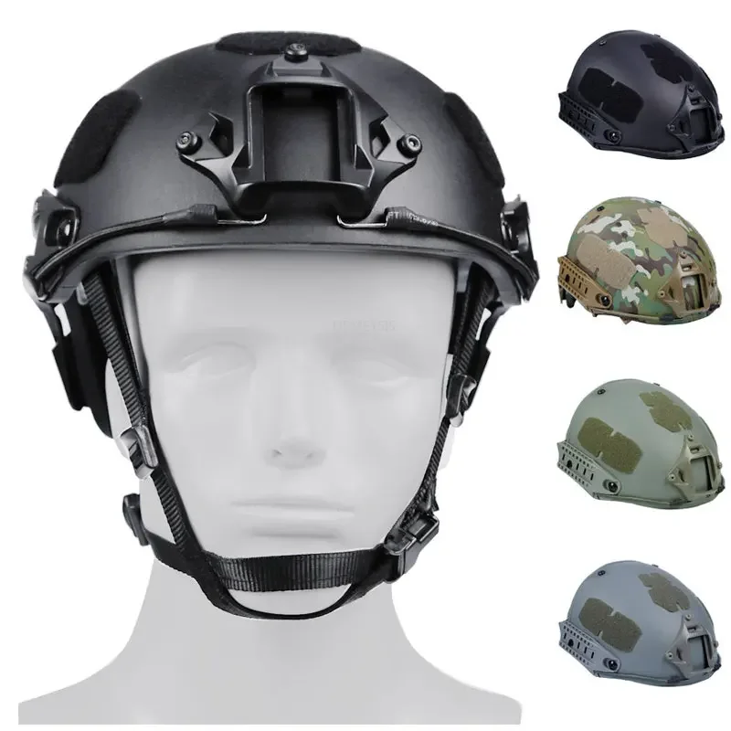 

Tactical Combat Helmets with Soft Inner Pads Airsoft CS Wargame Paintball Half-covered Helmet Training Hunting Sports Helmets