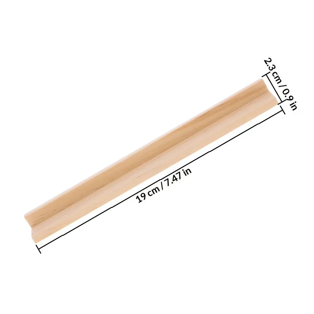 10Pcs 나무 알파벳 디스플레이 베이스 게임 카드 용 부드러운 가장자리 다기능 도미노 홀더 공예 장식 DIY 액세서리