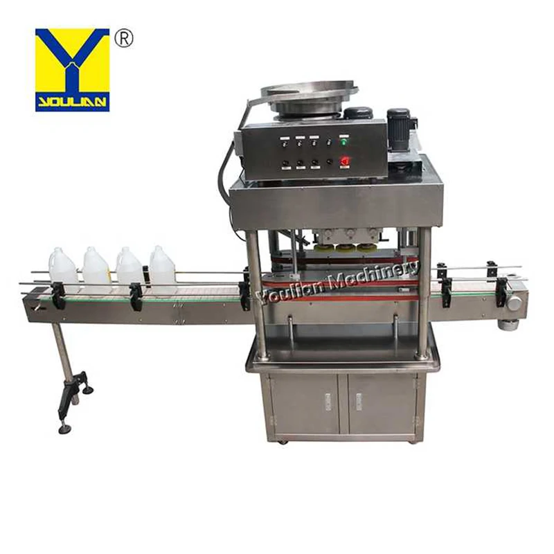 XG-300 Elektrische automatische lineare Verschließmaschine für Öl, Getränke, Parfüm, Glasflaschen, Lebensmittel, Getränke, Kunststoffkappenversiegelung