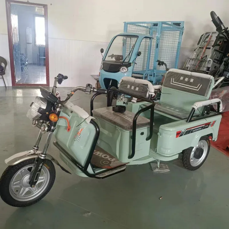 

Электрический трехколесный велосипед 600 Вт 800 Вт для взрослых, 3-колесный электрический грузовой велосипед