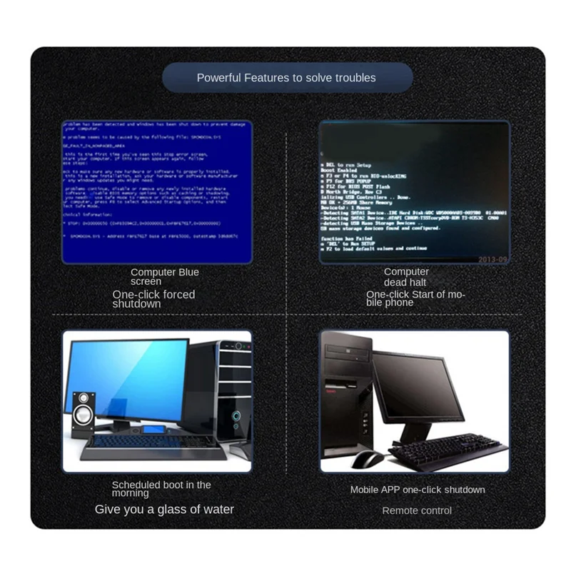 Tuya saklar Reset daya komputer, kartu PCIE WiFi + antena untuk komputer Desktop kontrol aplikasi untuk Google Home,Echo,Siri