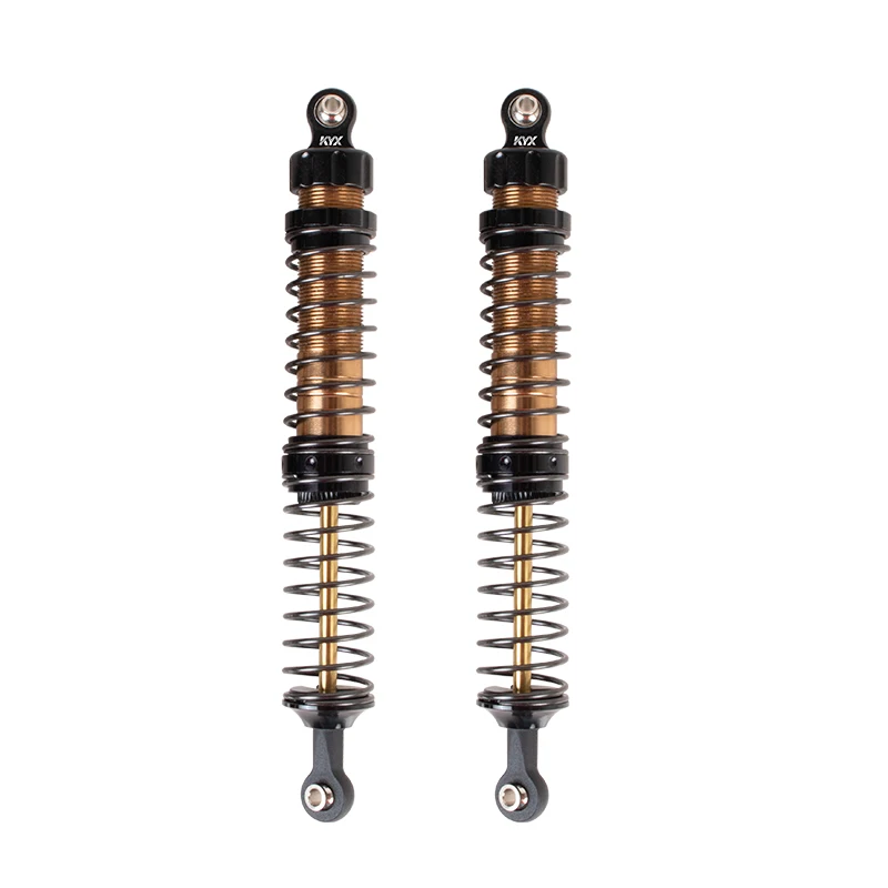 

KYX Racing 128mm Metal Front Rear Shock Absorber Upgrades Parts Accessories for 1/10 RC Crawler Car Axial Traxxas Redcat (2pcs)