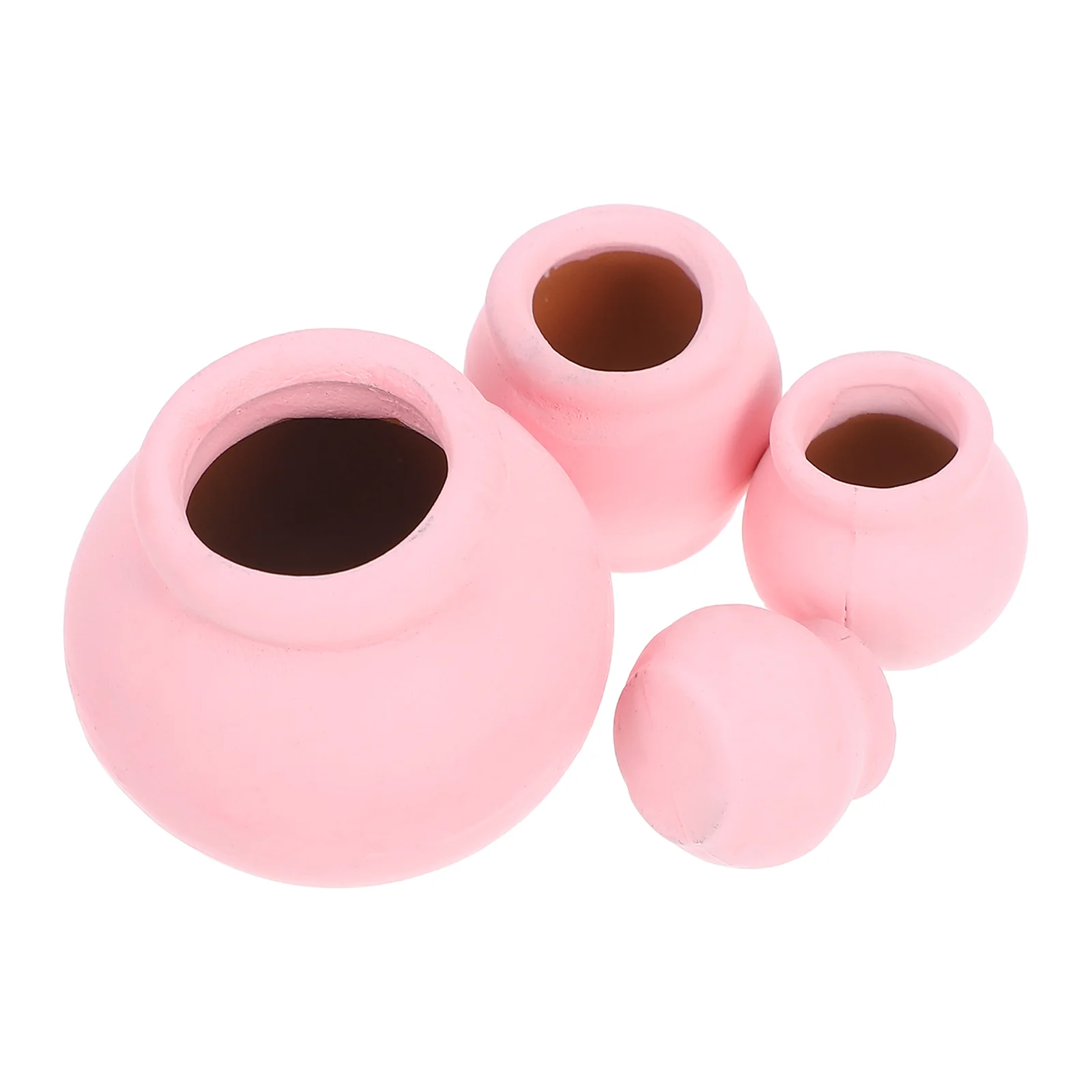 4 pezzi vaso da fiori in miniatura piccoli vasi da tavolo per esterni in argilla set mini vasi da coltivazione carini per piante grasse facile versatile