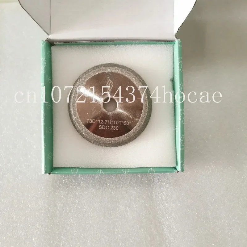 

CBN SDC Diamond Grinding Wheel for 13-type Drill Sharpening Grinding Machine Drill bit sharpener/grinder 60 angle 78*12.7*10 mm