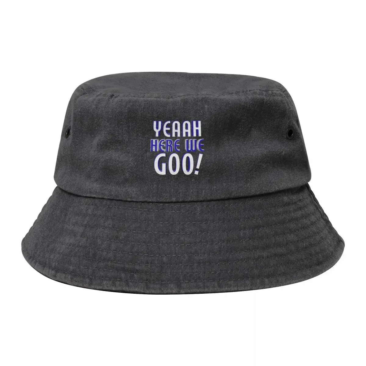 Yeah Here We Shirt Bucket Hat Beach Outing Visor Dropshipping Rave For Women 2024 Men's