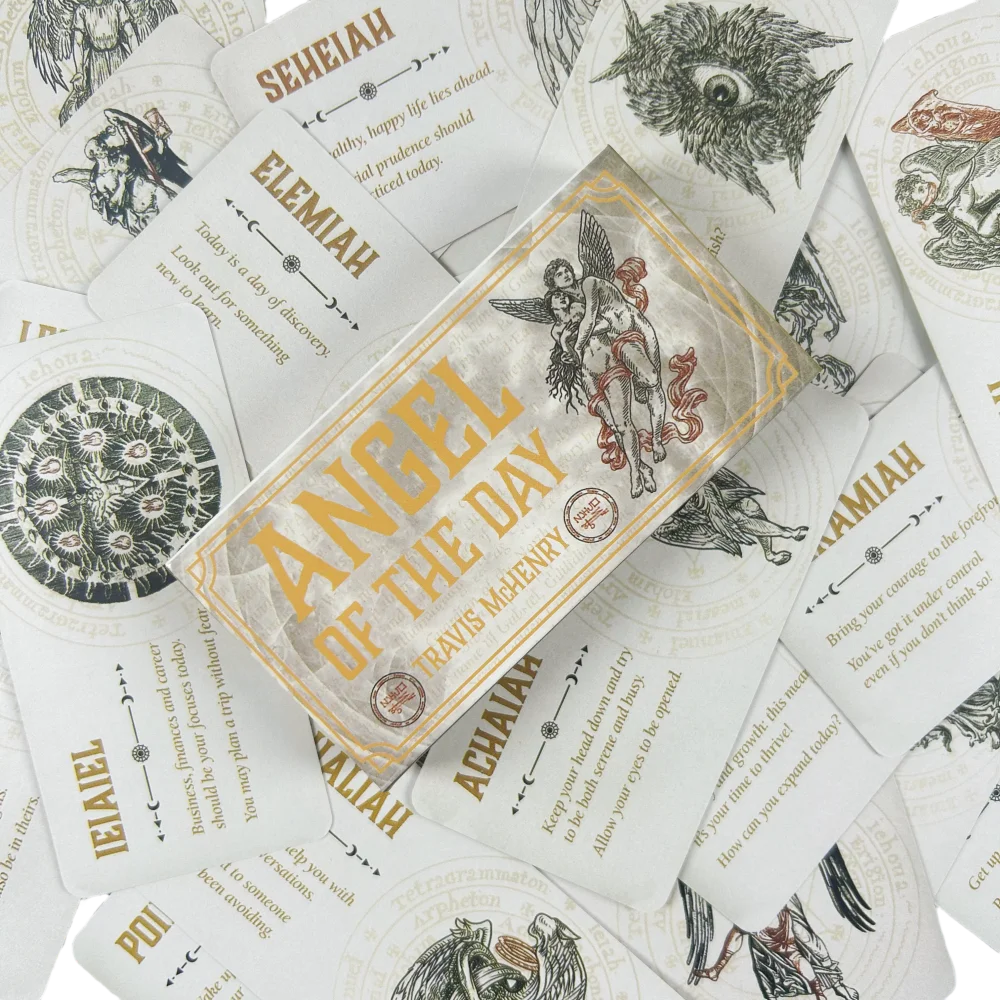 1pc Engel van de Dag Orakelkaarten Tarotkaart Engelse Vriend Familiefeest Speelgoed Bordspelkaarten
