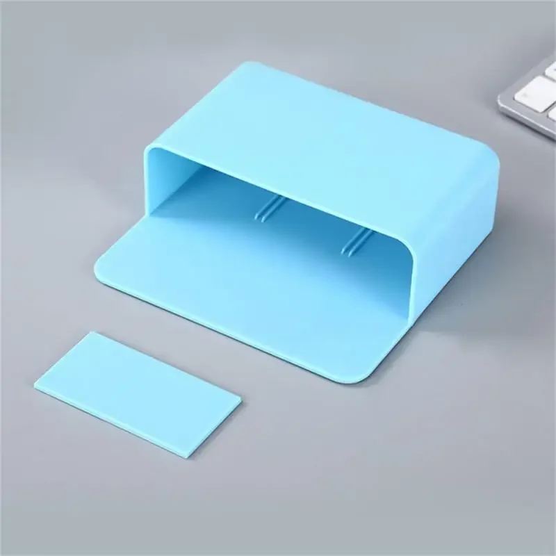 Portapenne da tavolo a colori Lavagna magnetica Mark Pen Storage Box Office School Scatola di plastica Penna da scrivania Matita Organizzatore Pen Barile