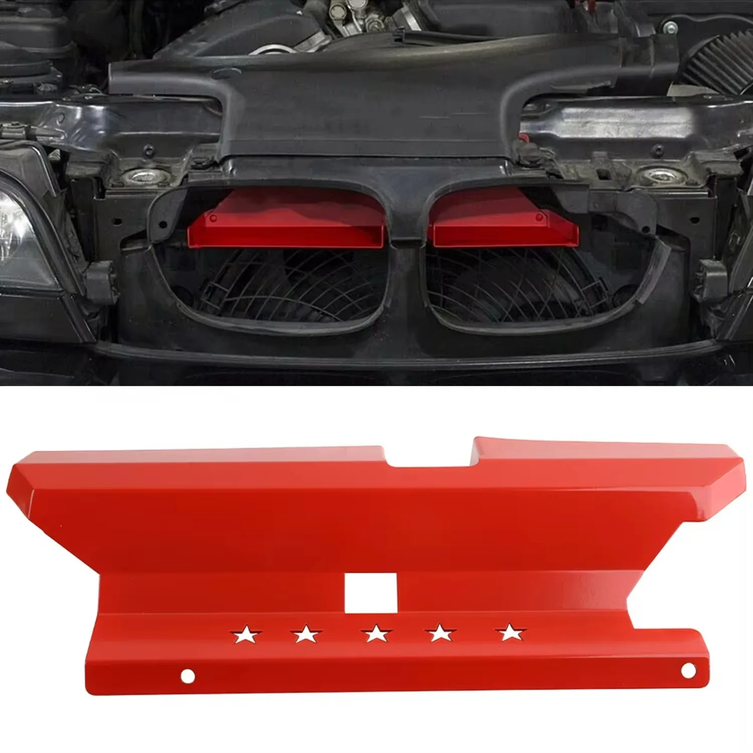 

For 1999-2007 BMW 323i 325i 328i 330i M52 M54 E46 M3 intake scoop