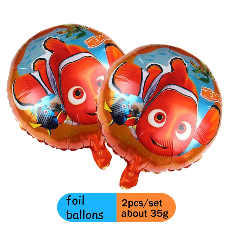 disney Finding Nemo Underwater world clownfish Birthday Party Disposable  Decorationdecoration baby shower children\'s supplies