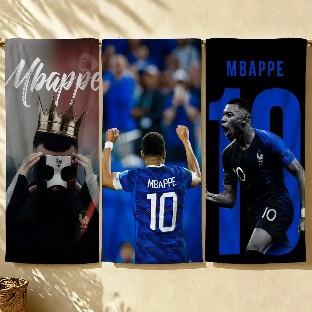 Athlete K-Kylian M-MbappE Towel Beach Towel Quick Dry Absorbent Bath Towel For Swimming Gym Camping Outdoor Sunbathing