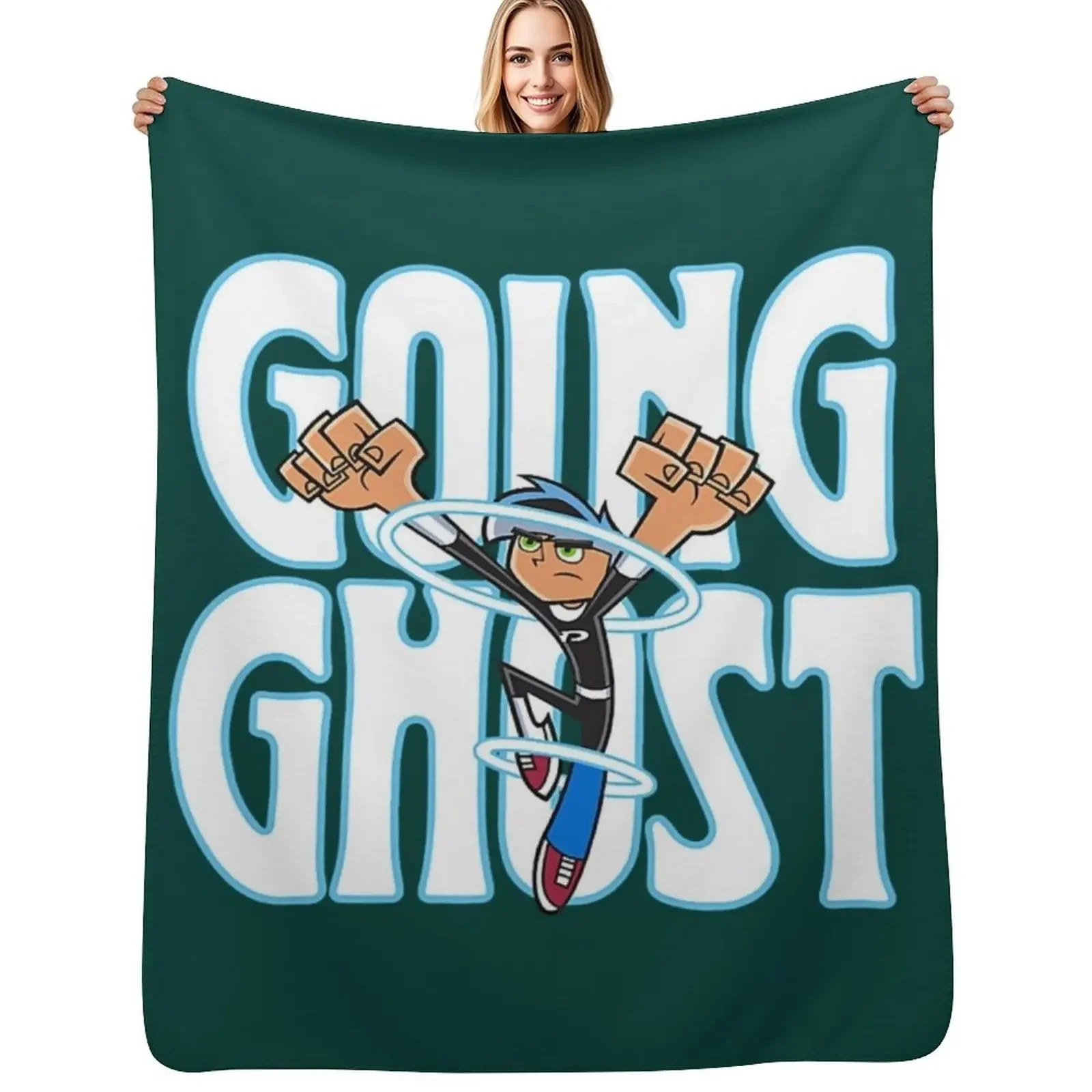 

Danny Phantom Going Ghost Halloween Throw Blanket Soft Beds Warm Sofa Blanket