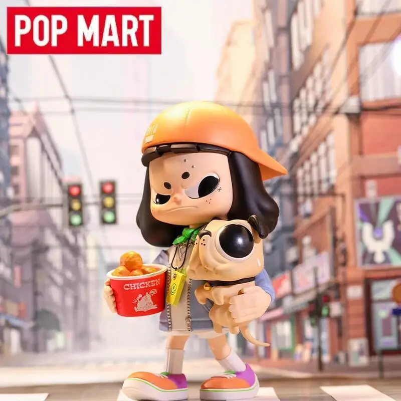 

POP MART 18 см Vita жареный куриный день животные фигурки игрушки Kawaii домашний декор украшения фигурки куклы настольная модель подарки