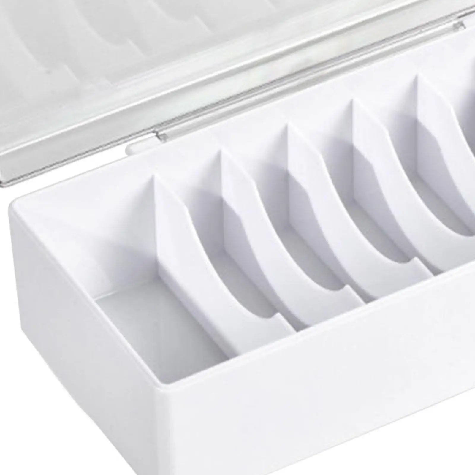 Organisateur de stockage d'extension de cils, conteneur de fournitures de cils transparents pratiques, boîte de rangement de grande capacité, pour l'artisanat de bandes de cheveux