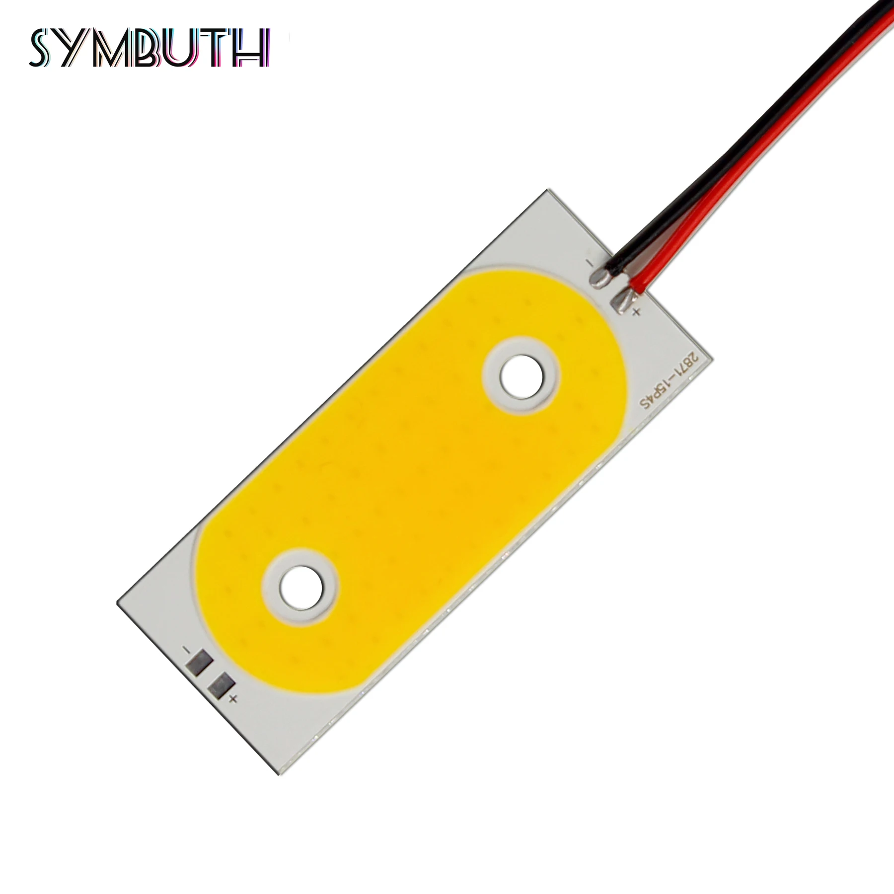 

Symbuth 71x28MM Ultra Bright 20W COB Chip On Board with Wires LED Bulb Source for DIY Car Lights Outdoor Camping Lamp