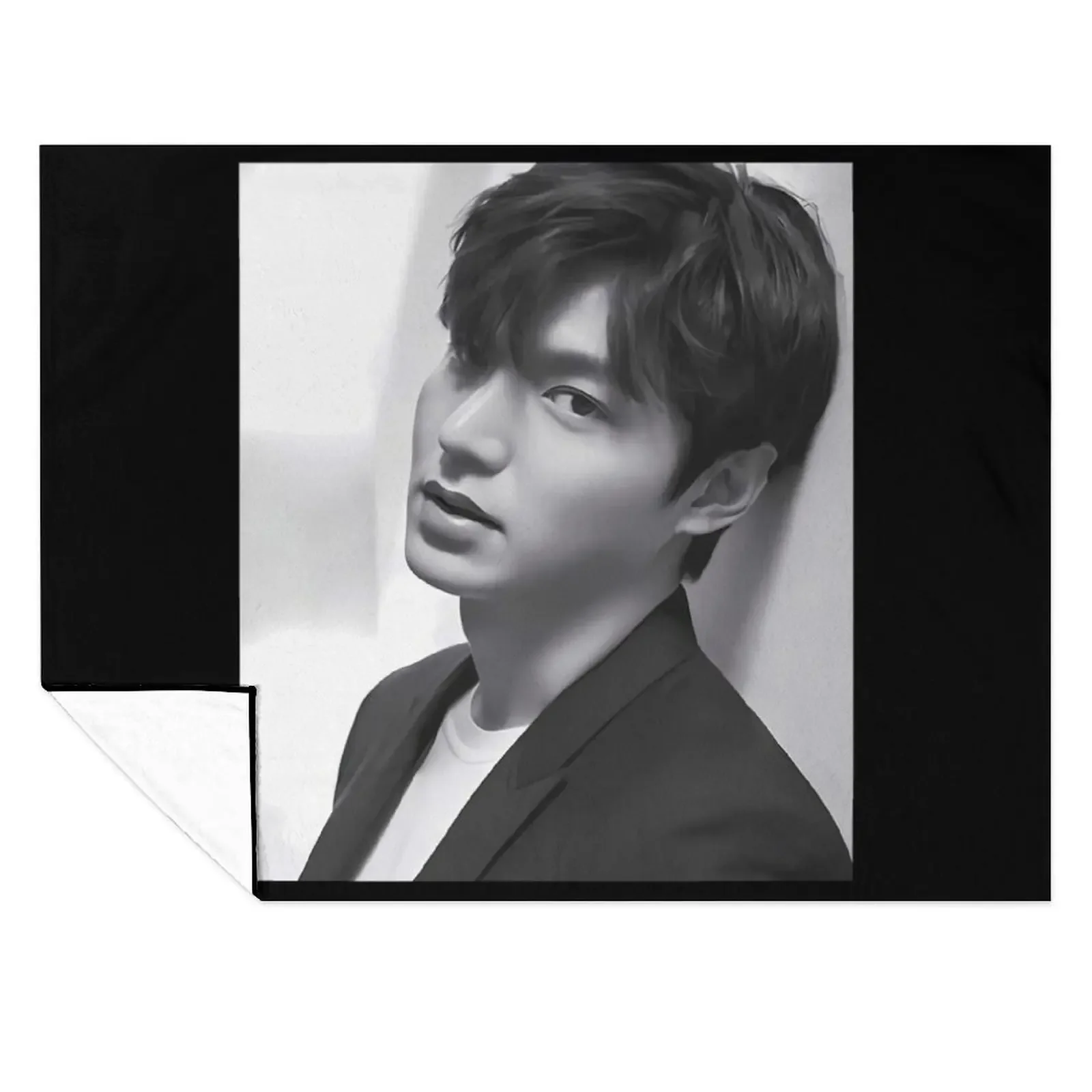 

Lee Min Ho - V8 Throw Blanket Blankets Sofas Of Decoration Plush Multi-Purpose Soft Plush Plaid Blankets