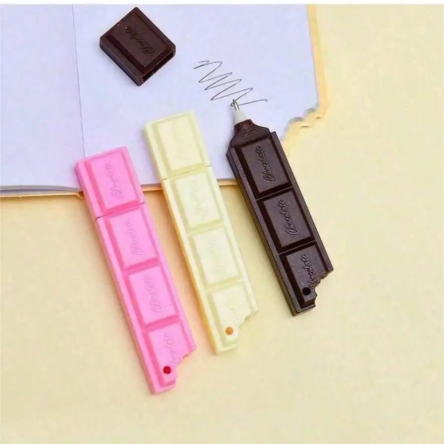 2 pieces 1 set chocolate notebook + chocolate pen