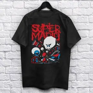 Super Scare T-Shirt Unisex (For Men and Women) Funny Shirt Gamer Shirt Heavy Metal Shirts Video game Shirt Music Retro