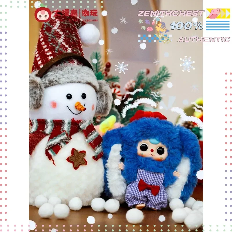 

Authent Baby Three Macaron V2 Little Rabbit Series Виниловая лицевая глухая коробка Очаровательные фигурки героев для домашнего офиса Специальный подарок