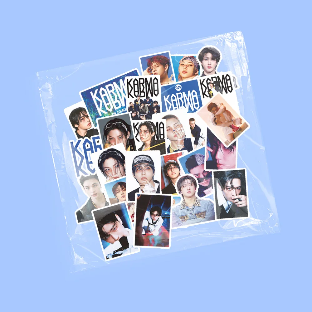 Nuevo Kpop 91 Uds SK pegatinas Straykids álbum decoración pegatinas conmemorativas 2025 nuevo álbum KARMA colección periférica agua cu