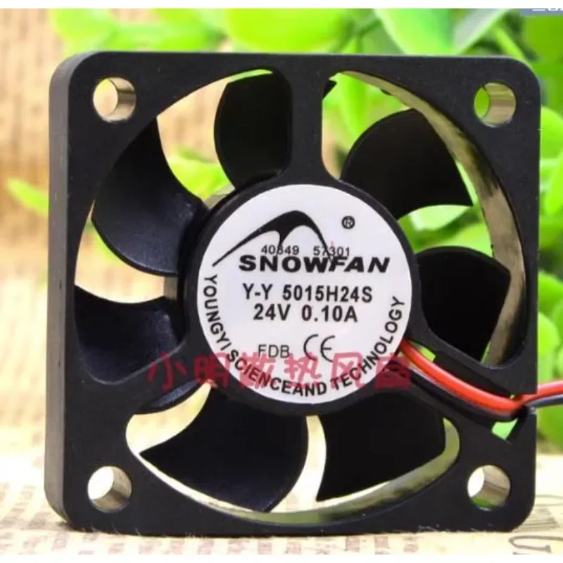 

New CPU Fan For SNOWFAN YY5015H24S 24V 0.1A Frequency Converter Cooling Fan 5CM 5015 50*50*15mm