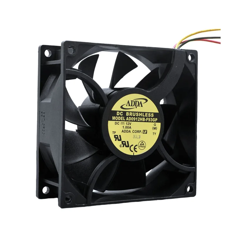 ORIGINAL AD0912HB-F93P 12V 1.00A 9038 90*90*38mm NEW COOLING FAN RADIATOR