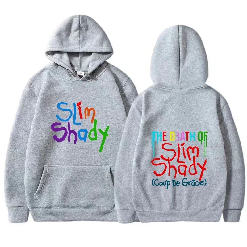 

Hot Eminem New Album The Death of Slim Shady Renaissance Hoodies Men Clothing Harajuku Autunm Unisex Graphic Pullovers