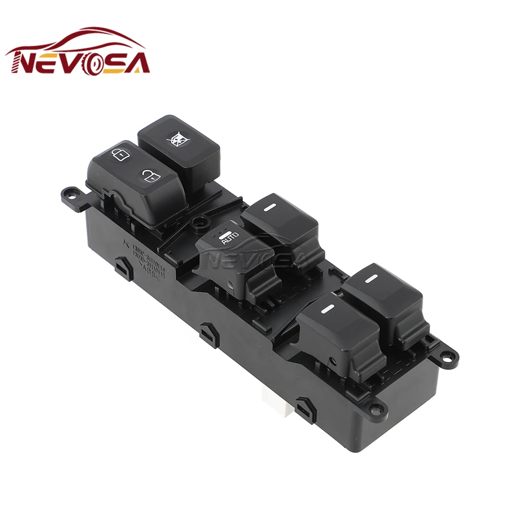 NEVOSA 93570-1W157 Front Left Driver Side Electric Power Window Switch For 2015-2017 Kia Rio 935701W157