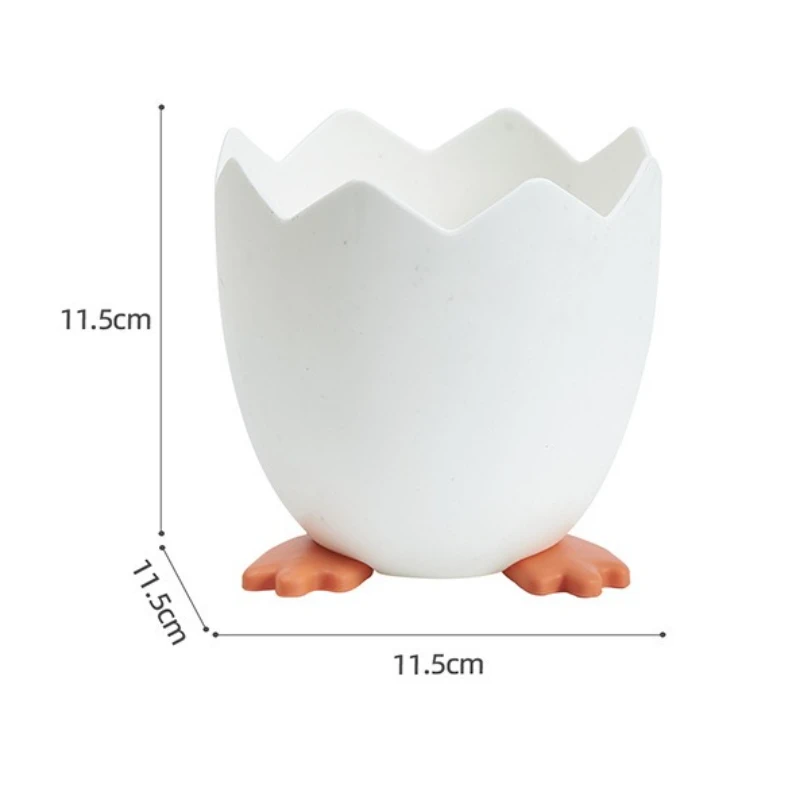 Eggshell Pen Holder Cute and Creative Student Stationery Box Office School Storage Box Personalized Desktop Organizer Decoration