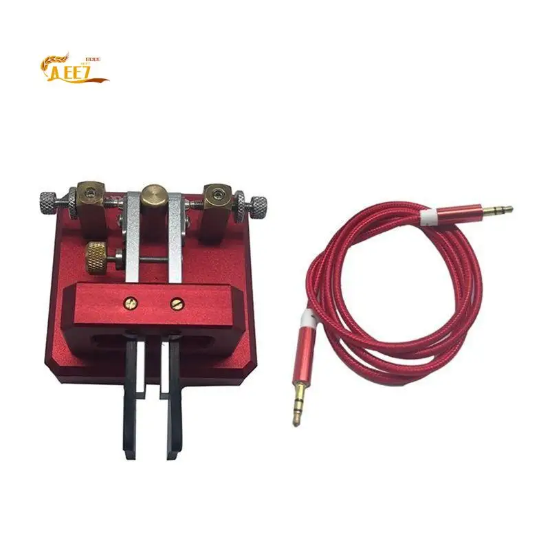 

AEE7-Automatic Morse Dual-Paddle Telegraph Key CW Key For Ham Radio Users For Amateur HAM RADIO CW Paddle Key Amateur Durable Re