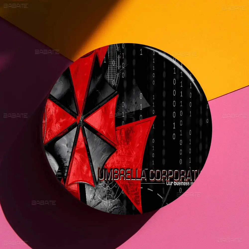 لعبة R-Resident الشر الكرتون دبابيس أنيمي شارة مستديرة اليدوية بروش التلبيب دبابيس مجوهرات لحقيبة الظهر الملابس الهدايا