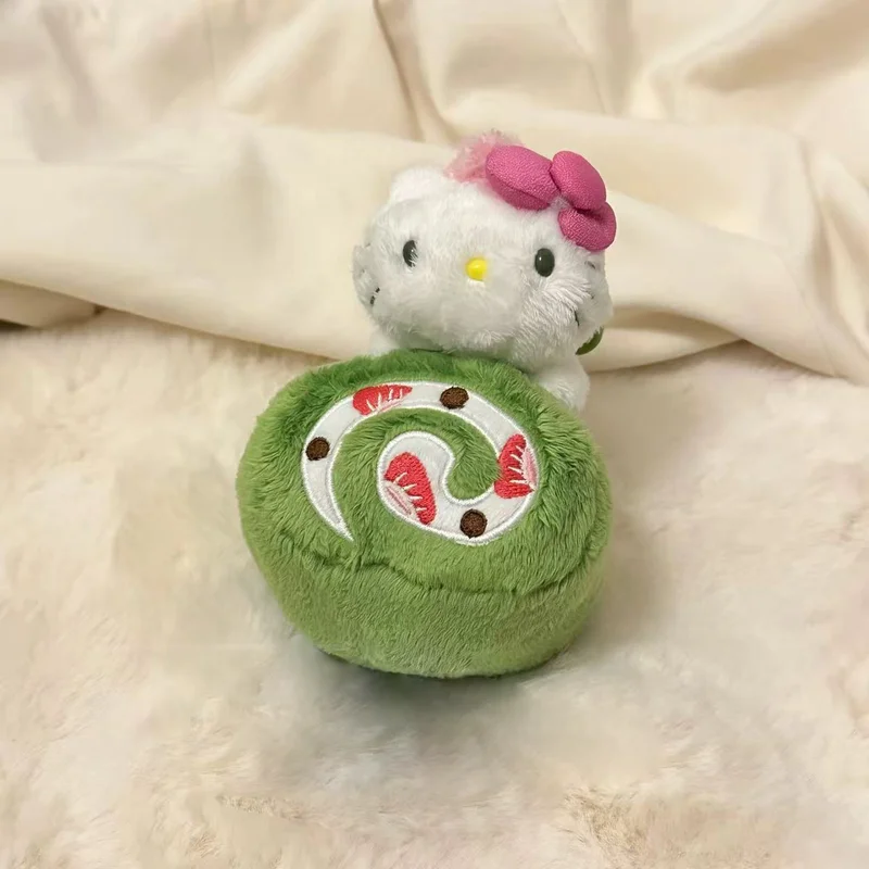 Matcha Cartoon Kt Cat Donut Macaron Ice Cream Plush Doll Pendant Backpack Decoration Cartoon Plush Pendant Cute Little Gifts