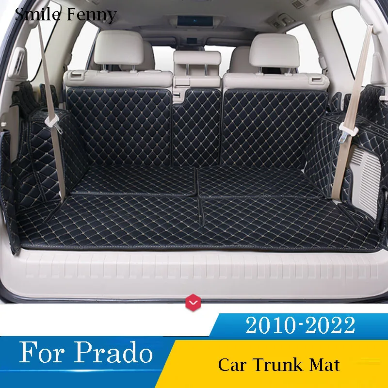 For Toyota Land Cruiser Prado 150 2010-2022 7 Seat Accessories Car Trunk Mat Anti-Dirty Protector Interior Liner Styling Carpet