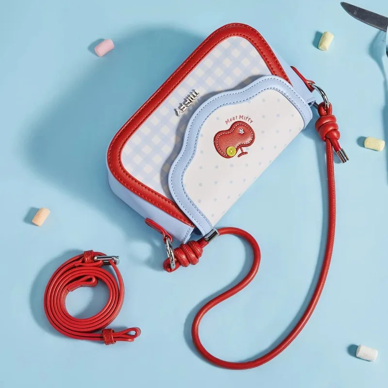

2025 New Cartoon Miffy Rabbit Shoulder Bag for Girls Kawaii Versatile Crossbody Bag for Couples Creative Festival Gifts
