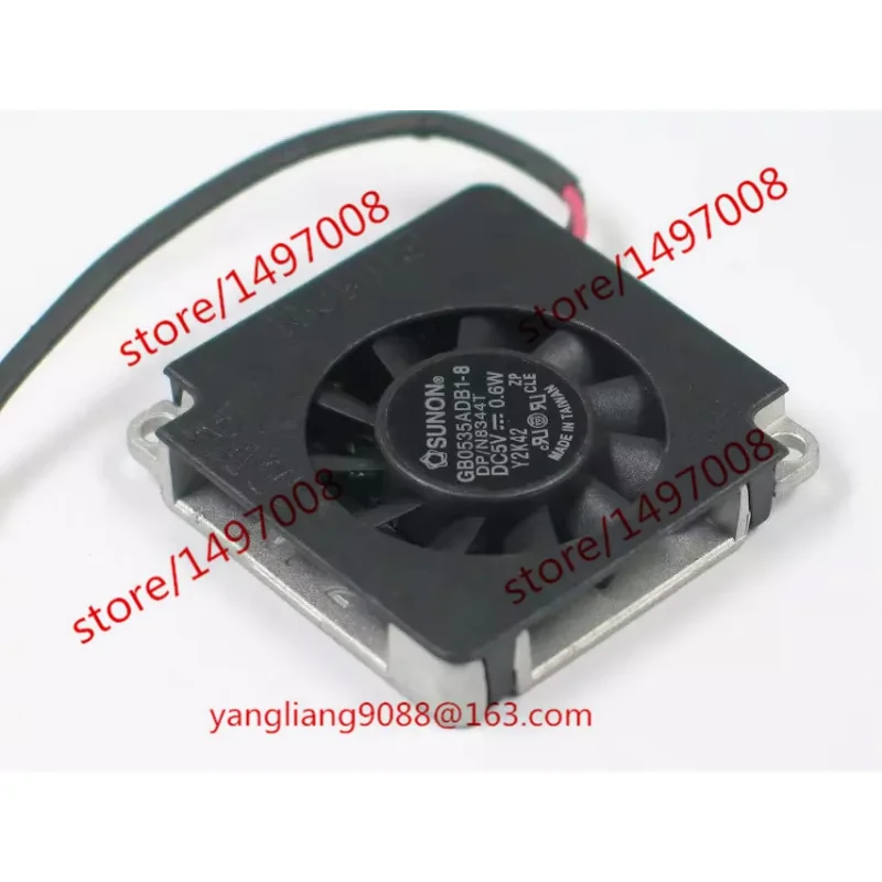 SUNON GB0535ADB1-8 DP/N8344T DC 5V 0.6W 35x35x07mm Server Cooling Fan