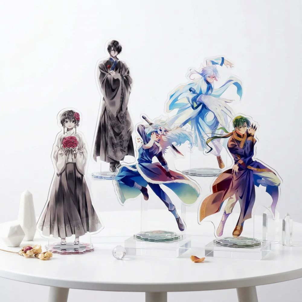 Yona of the Dawn Akatsuki no Yona Anime Acrylic Stand Keyring Figure Hak Shin-Ah Jae-Ha Zeno Kija Model Plate Desk Decor Gift