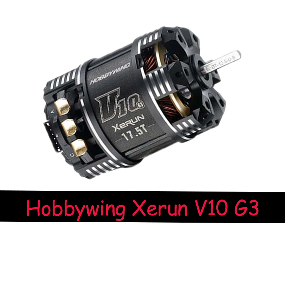 Hobbywing Xerun V10 G3 540 Silnik bezszczotkowy 3,5 T 4,5 T 5,5 T 6,5 T 7,5 T 8,5 T Silnik do zdalnie sterowanego driftu 1:10 RC Flat Racing