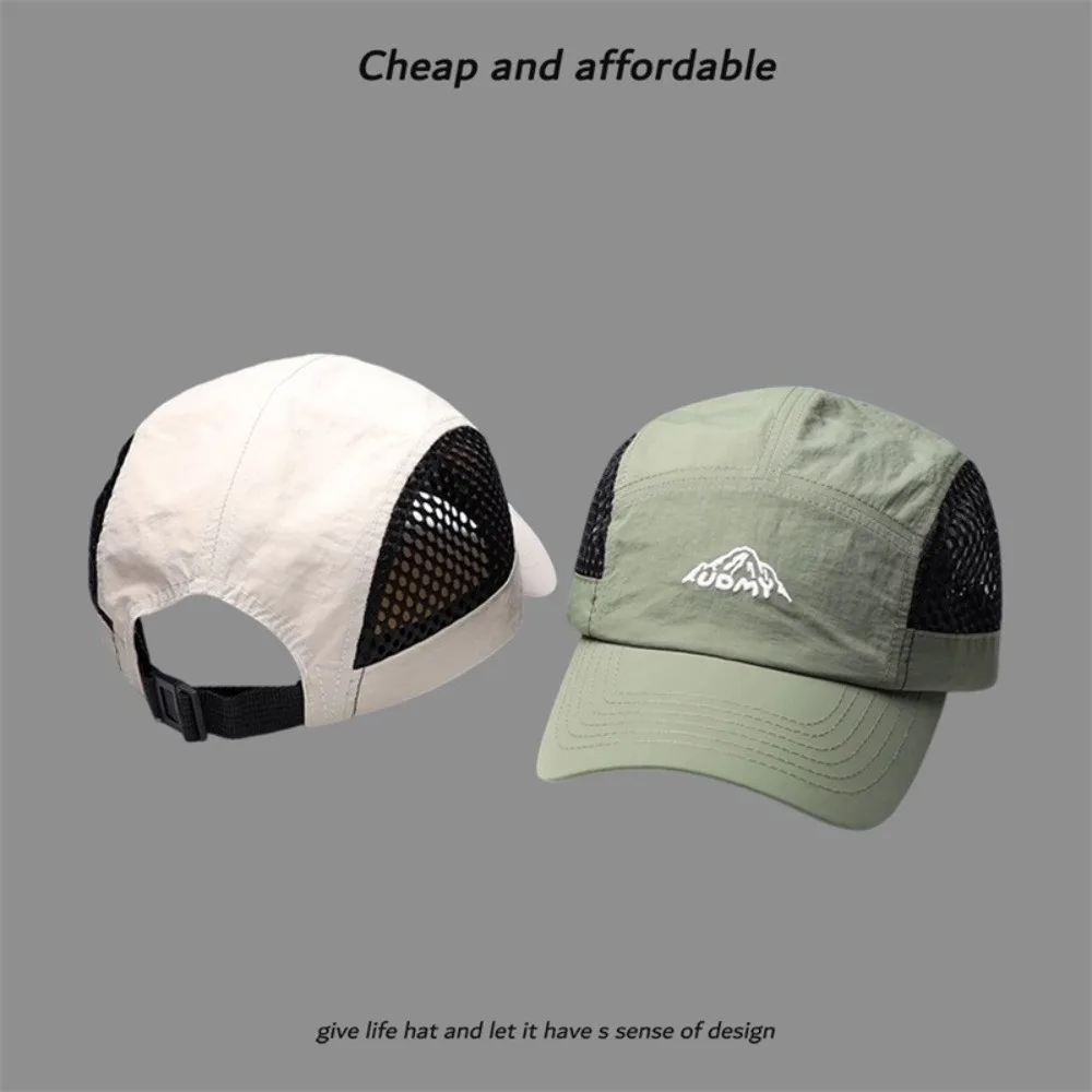

Casual Sun Protection Male Baseball Cap Ultra Thin Quick Dry Men Peaked Cap Mountaineering Mesh Sports Sunhat Unisex