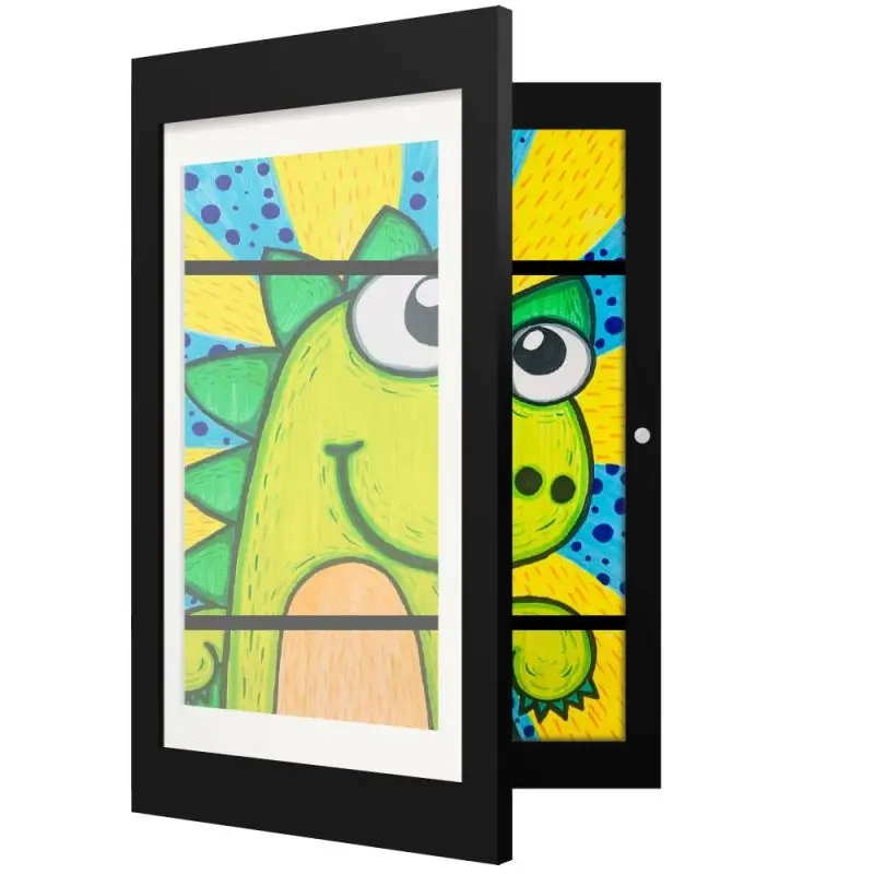 Children Art Frames Magnetic Front Open Changeable Kids Frametory for Poster Photo Drawing Paintings Pictures Display Home Decor