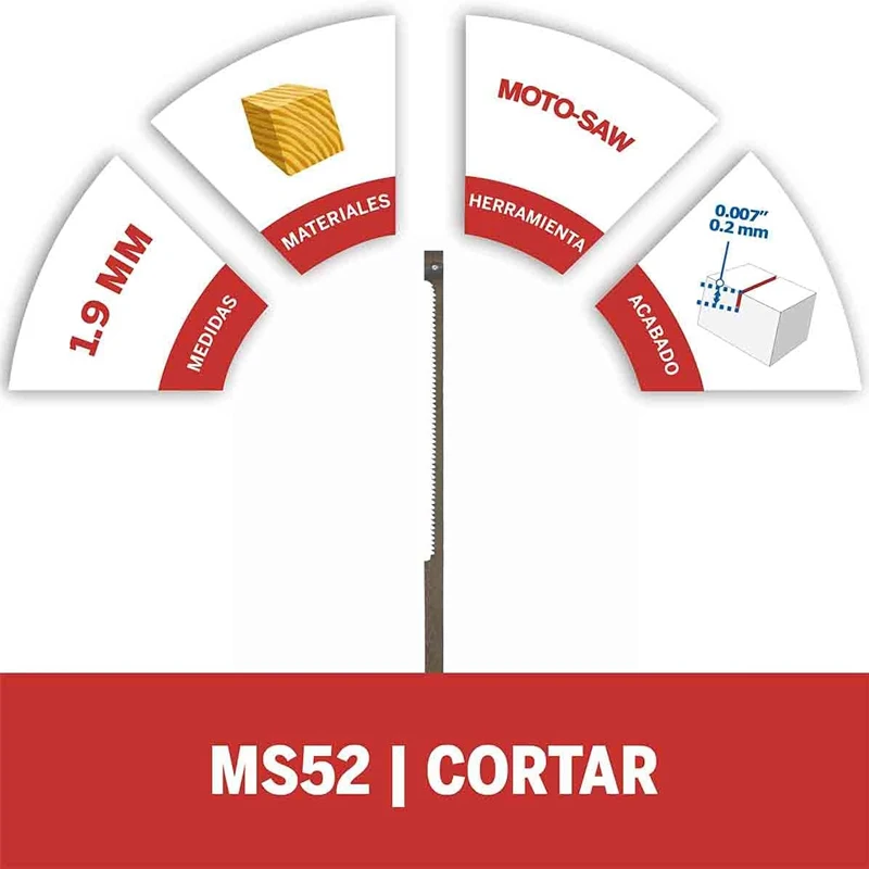 Dremel MS52-01 Fine Wood Cutting Blade Woodworking Saw Blade For MS20 Moto-Saw Electric Compact Scroll Saw
